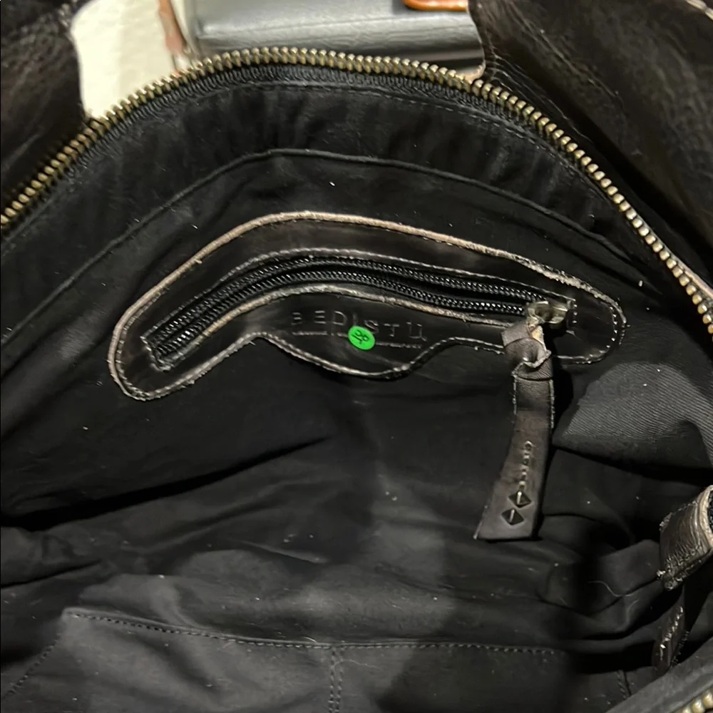 Bed Stu Orchid Studded Leather Satchel - Picture 4 of 4